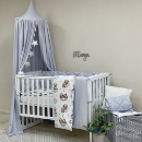 Set lenjerie Patut BebeCopii 6 piese Teddy gri (2)